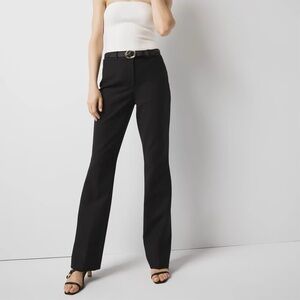White House Ines Black Market Black Slim Boot Cut Dress Pants